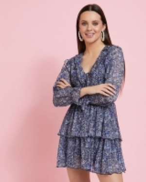 Savida Elsa Floral Short Dress