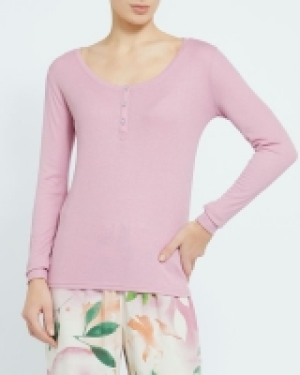 Dunnes Stores  Rib Henley Pyjama Top