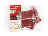 Lidl  2 Irish Striploin Steaks