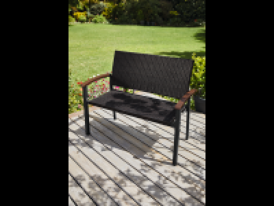 Wicker Garden Bench