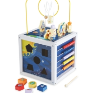 Aldi  Wooden Space Activity Cube