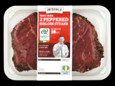 Irish Peppered Sirloin Steaks 5.69 €