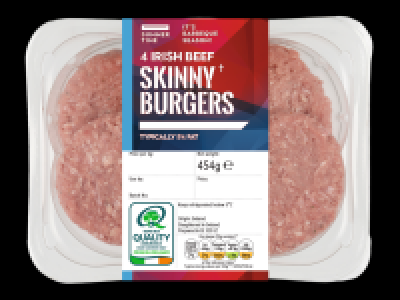 4 Irish Skinny Burgers 3.99 €