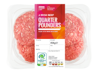Lidl  4 Irish Beef Quarter Pounders