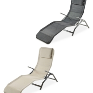 Aldi  Gardenline Reclining Sun Lounger