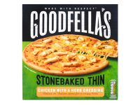 Lidl  Stonebaked Thin Crust Pizza Chicken < Herb