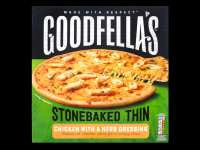 Lidl  Stonebaked Thin Crust Pizza Chicken < Herb