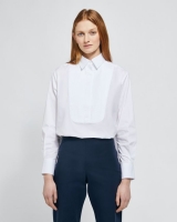 Dunnes Stores  Carolyn Donnelly The Edit Pleat Bib Front Shirt