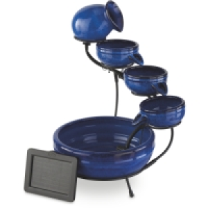 Blue Glazed Water Feature