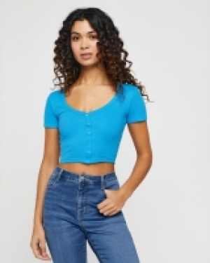 Dunnes Stores  Button Front Crop