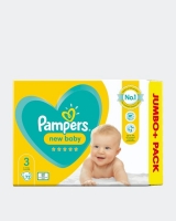 Dunnes Stores  Pampers New Baby Size 3 Jumbo Nappies - Pack Of 72