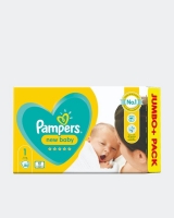 Dunnes Stores  Pampers New Baby Size 1 Jumbo - Pack Of 80
