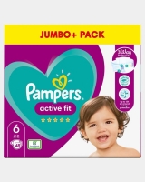 Dunnes Stores  Pampers Active Fit Size 6 Jumbo Nappies - Pack Of 48