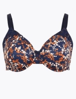 Marks and Spencer M&s Collection Wild Blooms Full Cup Minimiser Bra C-H