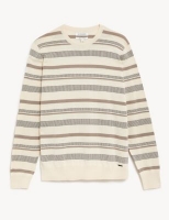 Marks and Spencer Autograph Pure Supima® Cotton Striped Jumper