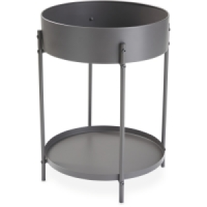 Aldi  Belavi Grey Drinks Table