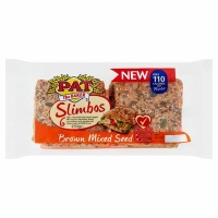 Centra  Pat The Baker Brown Mixed Seed Slimbos 6 Pack 230g