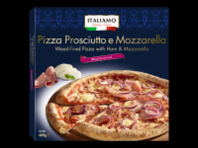 Wood-fired Pizza with Ham < Mozzarella