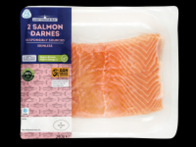 Lidl  2 Skinless Salmon Darnes