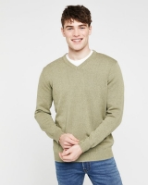 Regular Fit Cotton V-Neck Jumper 10.00 €