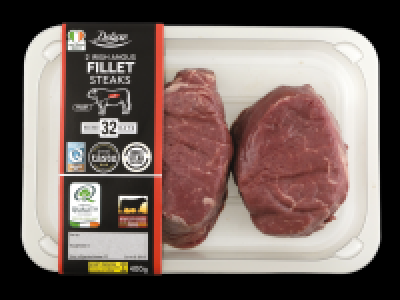 Lidl  2 Irish Angus Fillet Steaks