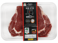Lidl  2 Irish Angus Rib Eye Steaks