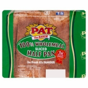 Pat The Baker Wholemeal Half Pan 400g 1.20 €