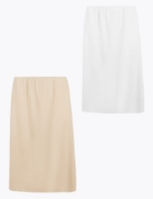 M&s Collection 2pk Assorted Waist Slips 19 Inch-29 Inch