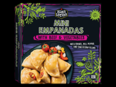 Mini Empanadas with Beef < Vegetables