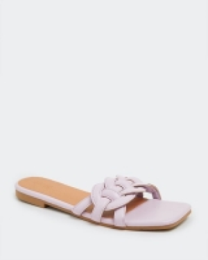 Circle Band Flat Sandals