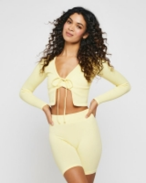 Long-Sleeved Rib Cardi