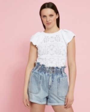 Savida Bella Ruffle Shoulder Jumper