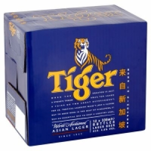 TIGER ASIAN LAGER BOTTLE PACK 12 X 330ML