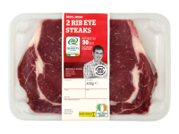 Lidl  2 Irish Rib Eye Steaks