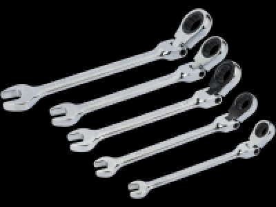 Flexi-Head Ratchet Spanner Set
