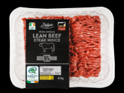 Irish Angus Lean Beef Steak Mince 3.69 €