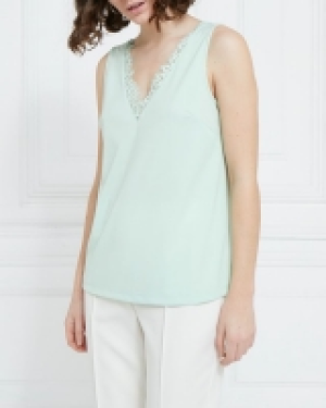 Gallery Capri Lace Trim Vest