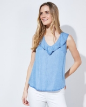 Ruffle Sleeveless Top 10.00 €