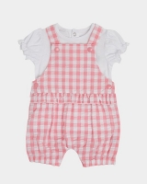 Gingham Dungaree (Newborn-12 months)