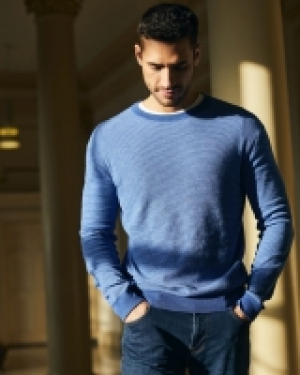 Paul Costelloe Living Rib Stripe Crew