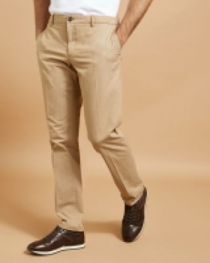 Paul Costelloe Living Tan Textured Chinos