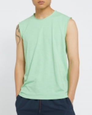Cotton Blend Sleeveless Vest