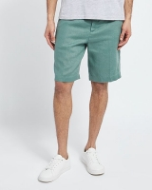 Dunnes Stores  Regular Fit 100% Linen Shorts