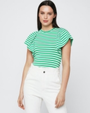 Savida Striped Frill Top 7.00 €