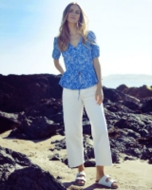 High Waisted Wide Leg Crop Jeans 15.00 €