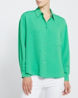 Dunnes Stores  Relaxed Fit Pocket Detail Shirt