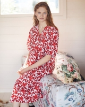 Carolyn Donnelly The Edit Red Print Dress