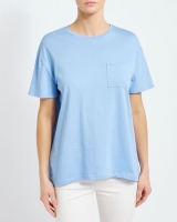Dunnes Stores  Relaxed Round Neck Pocket Tee