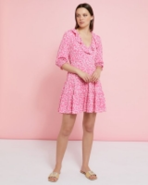 Savida Ruffle Tiered Mini Dress