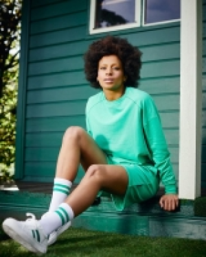 Helen Steele Green Modal Crew Neck Sweat